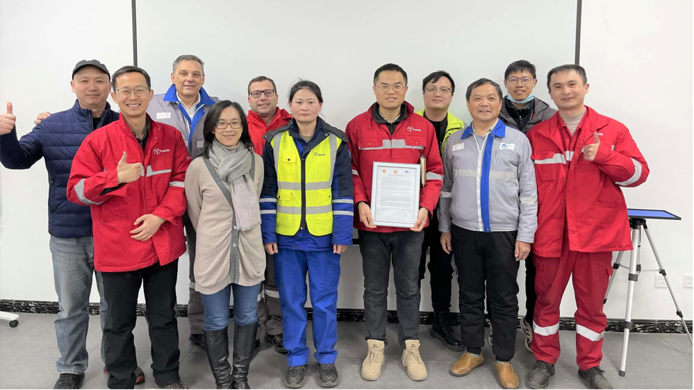 踔厲奮發：SKYLINE項目客戶向燕達質量團隊頒發表揚信